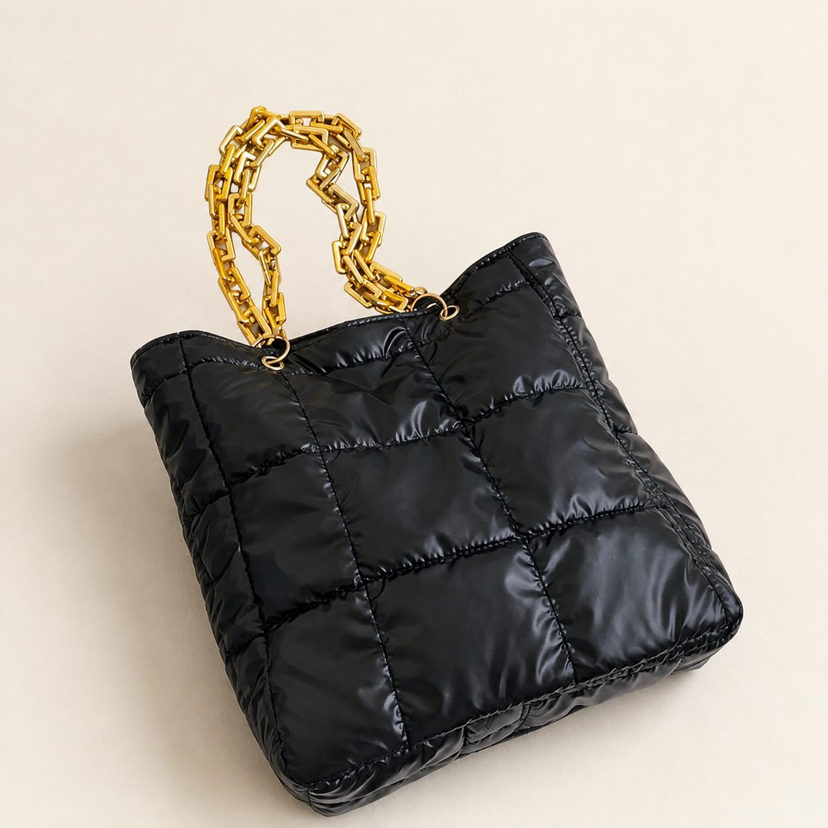 Bubble Texture Chain Handbag