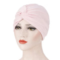 Muslim Women Stretch Cotton Striped Beanie Turban Chemo Hat...