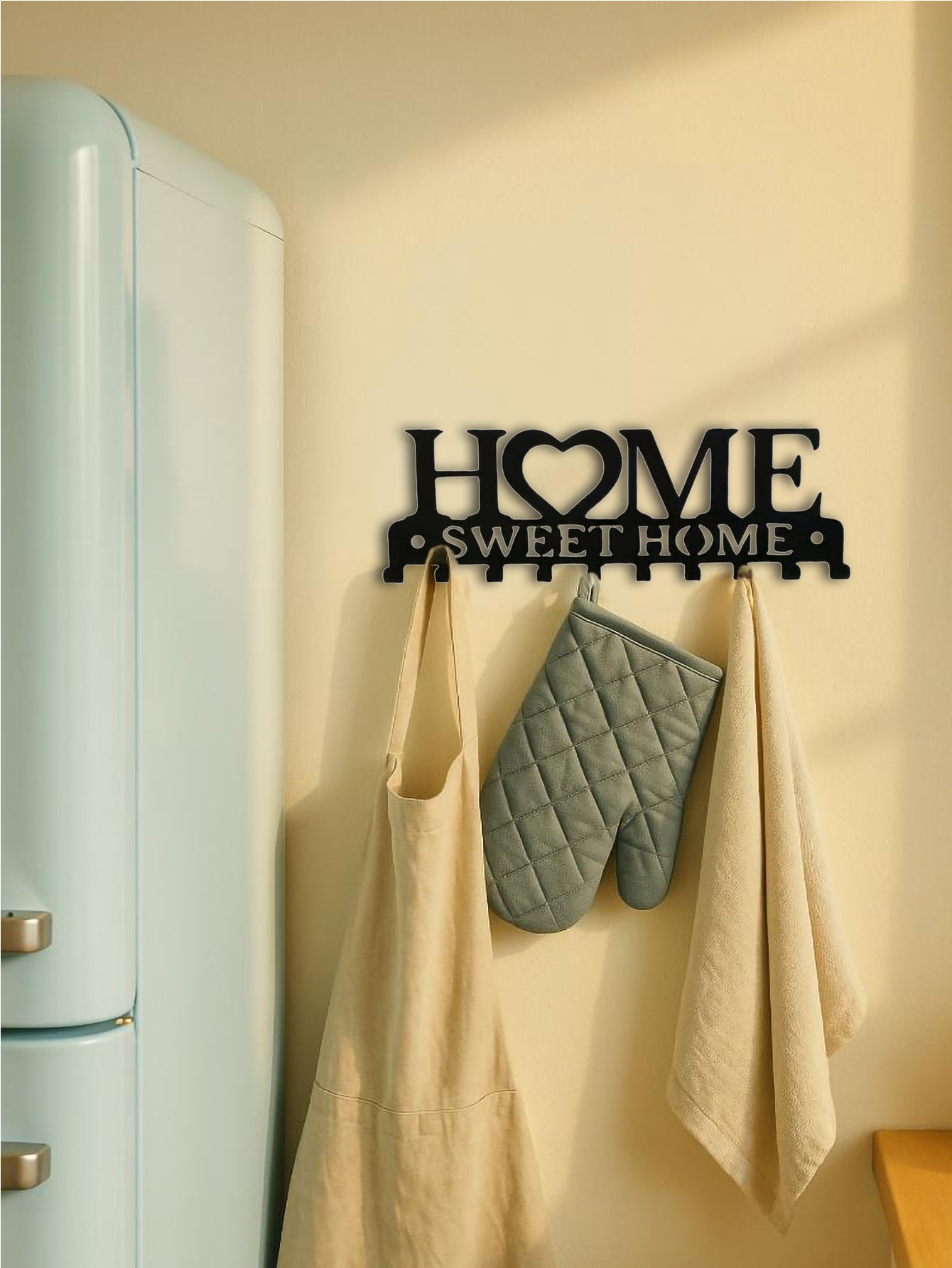 Gorgeous Single-Piece Wall-Mounted Key Holder, Keys Organized , Key Hook