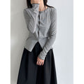 Color-Blocking Stripe Round Neck Long Sleeve Top for Women...