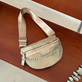 Women Fanny Pack Diamond Waist Belt Bag Luxury Designer...