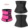 Women's zippered waist shaping clothing belt