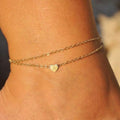 Heart Letter Anklet