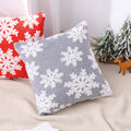 Christmas Snowflake Pillow Creative Pillow Set Holiday Living Room...