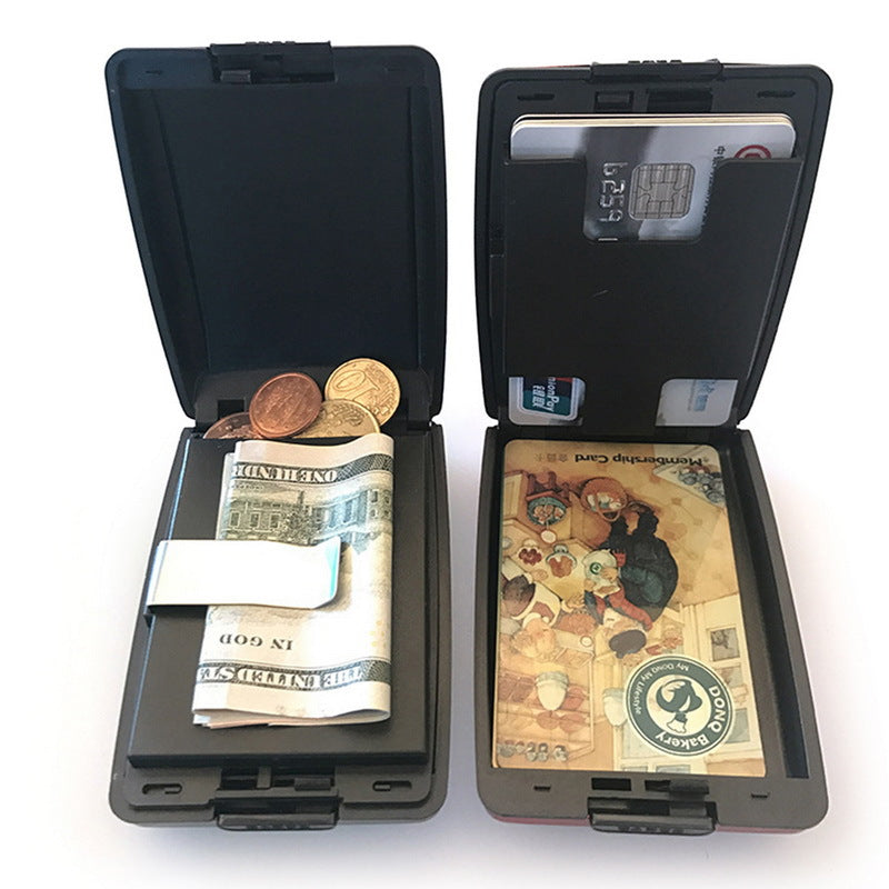 Fashion Bank Card Business Card Case Aluminum Alloy Bank Card Wallet Card Holder Bag Aluminum Bag