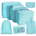 8Pcs/set Packing Cubes Luggage Organizer Bags Travel Suitcases Organizers...