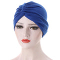 Muslim Women Stretch Cotton Striped Beanie Turban Chemo Hat...