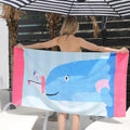 Compact Beach Towel Quick Drying Summer Vocation Yoga Towel...