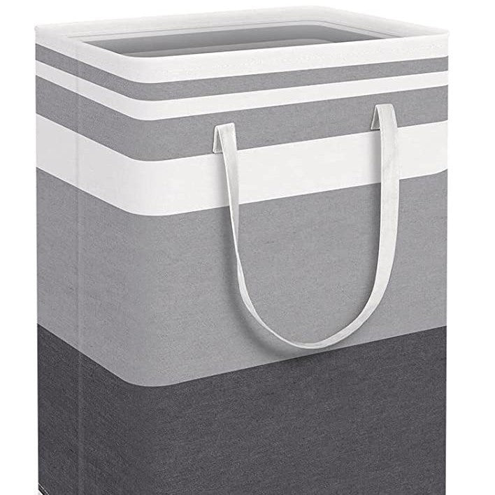 Collapsible Fabric Laundry Hamper Clothing Storage Basket Multi-purpose Organizer Large Capacity Dirty Clothes Bag