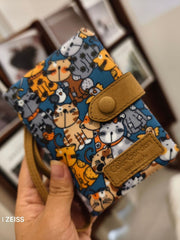 Multifunctional Tri-fold Fashion Multi-card-slot Printed Wallet