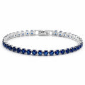 Hip Hop Tennis Zircon Chain Bracelet for Men and Women