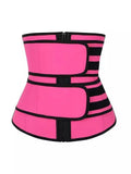 Women's zippered waist shaping clothing belt