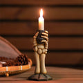 Skull long candle base