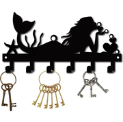 Wall-mounted Single Hanger With Built-in Key Holder,The Decorative Hooks