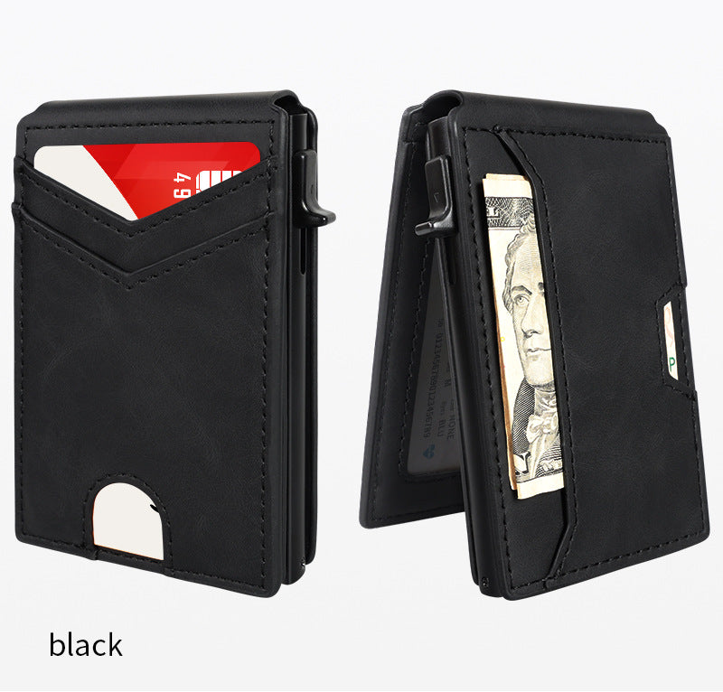 Large capacity multi-slot ID card wallet card holder