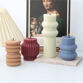 Striped Silicone Candle Mold