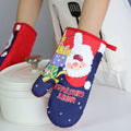 Christmas present Santa Claus insulated gloves