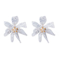 Resin earrings acrylic earrings flower shaped earrings vintage earrings