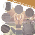 Yoga Pilates Mat Bag Canvas Handbag Outdoor Exercise Equipment...