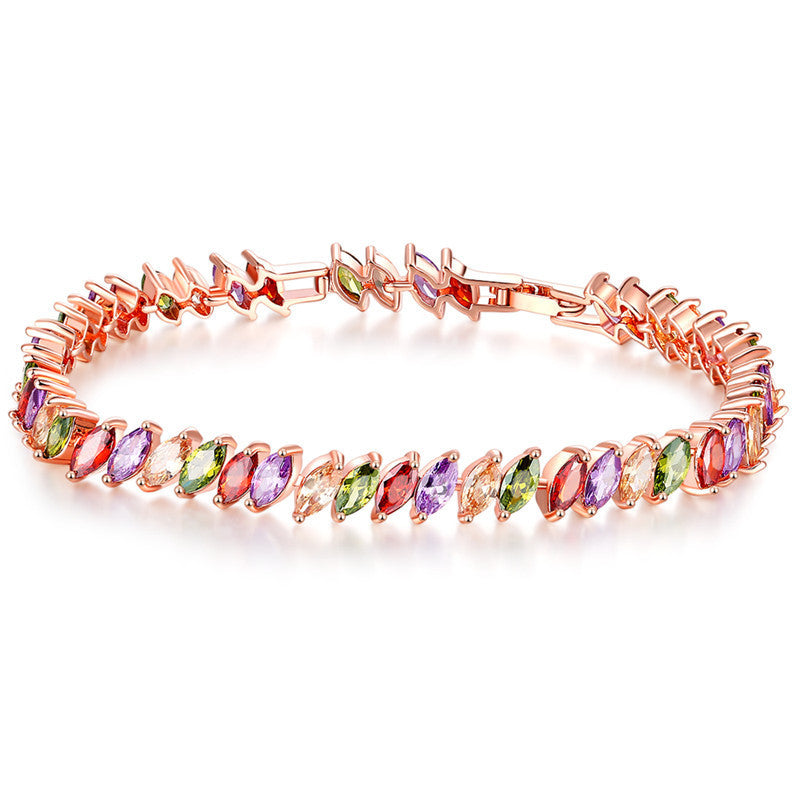 Jewelry Bracelet Bracelet Zircon Bracelet Crystal Bracelet Women's Full...