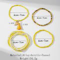 Handwoven tassel anklet for women