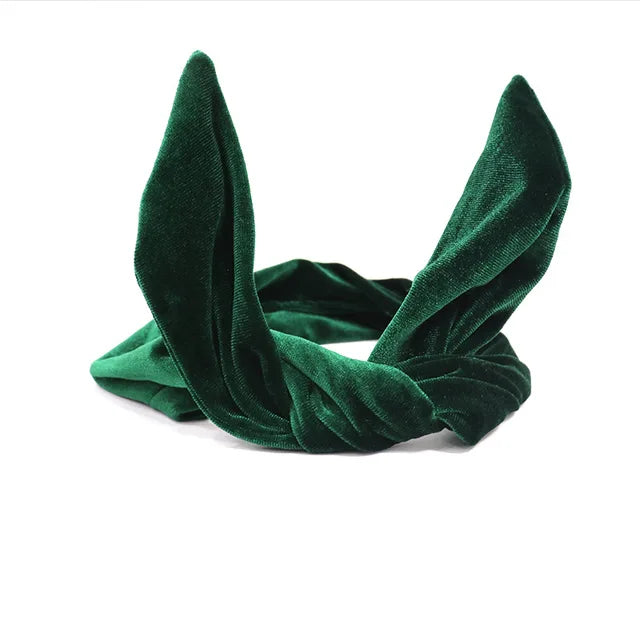 Fabric butterfly knot headband cute rabbit ear headdress headband and headband