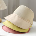 Straw Hat Women's Summer Outdoor Leisure Stitching Sun Hat...