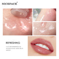 Niceface Glass Water Glossy Lip Gloss Transparent Lip Gloss...