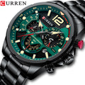 Men's Watch Calendar Men's Watch Six-pin Steel Band Watch...