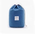 Large Capacity Nylon Lazy Drawstring Storage Bag Toiletry Cylinder...
