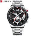 Men's Watch Calendar Men's Watch Six-pin Steel Band Watch...