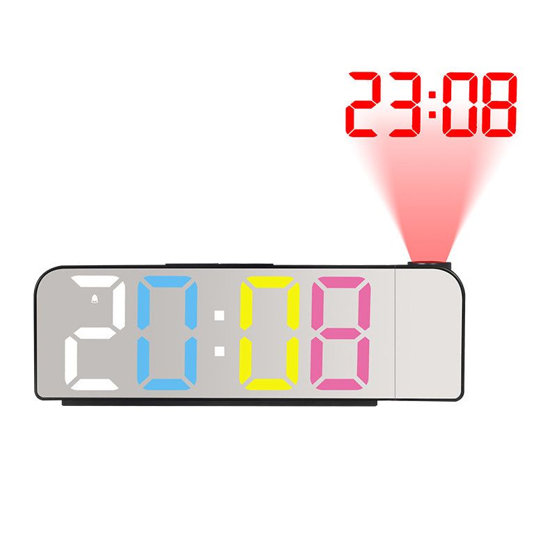 Projection Alarm Clock LED Display Electronic Clock Alarm Clock
