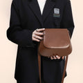 Women's Vegan Leather Saddle Bag