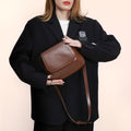 Women's Vegan Leather Saddle Bag