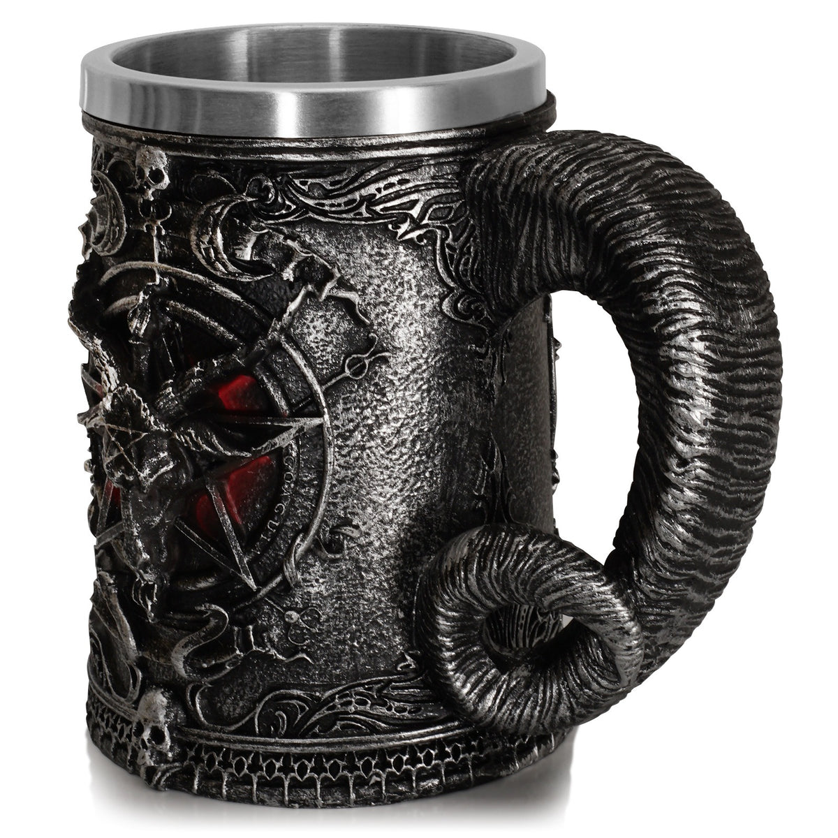 Pirate beer mug large mug resin ornament