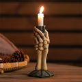Skull long candle base