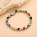 Tennis Chain & Starburst Jewelry Set