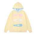 Colorful hair clip hoodie