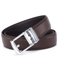 Genuine leather belt men's automatic buckle belt cowhide belt...