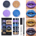 ibcccndc Glitter Lip Gloss Set Cool Color Lipstick Lip...