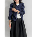 Lace West  Polka Dot Knit Cardigan for Women
