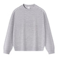 Color blocked round neck hoodie