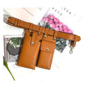 Women Waist Pack Leather Fanny Pack Luxury Women Belt...