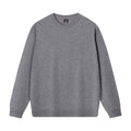 Loose fit crew neck long sleeve sweatshirt