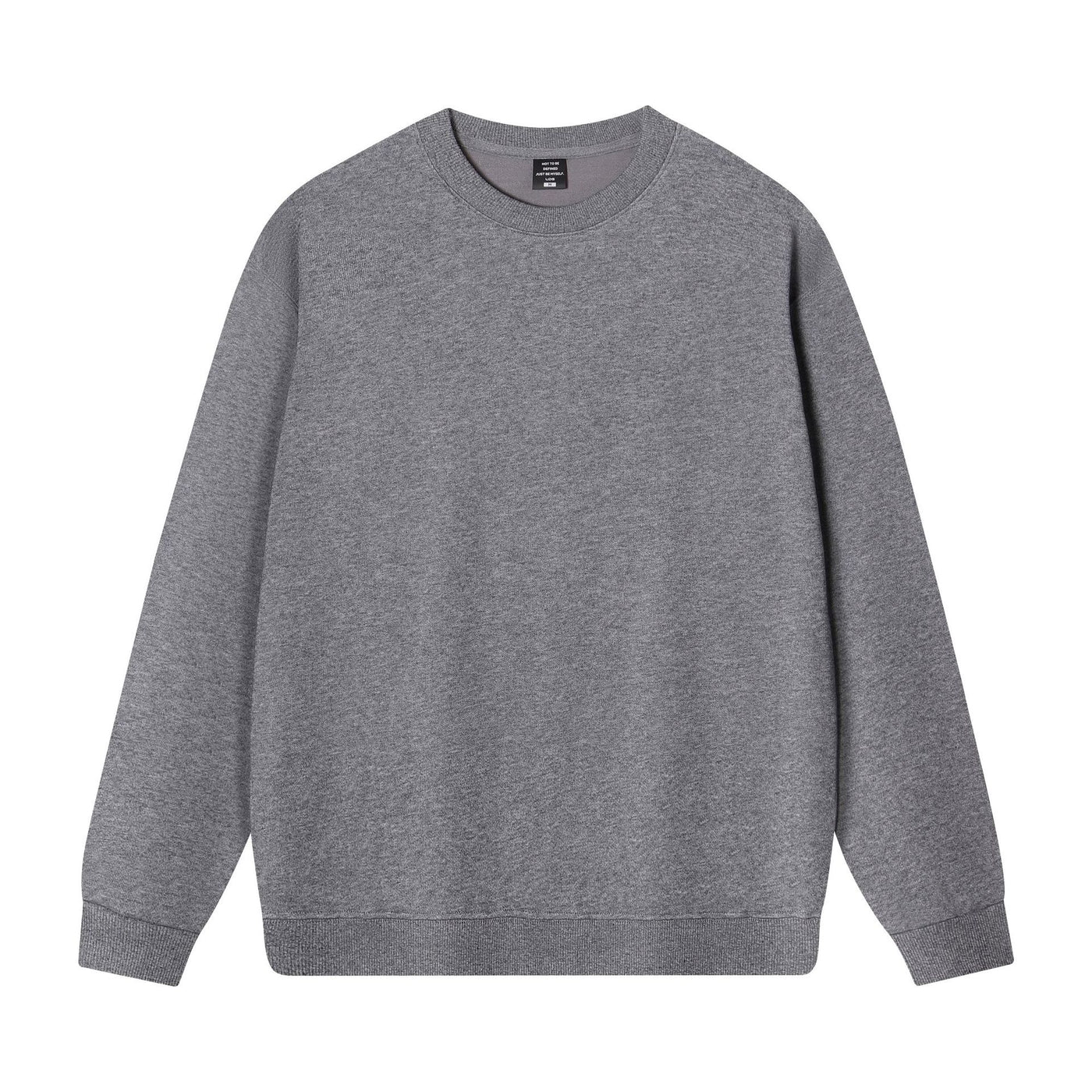 Loose fit crew neck long sleeve sweatshirt