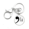 Kamala Harris Keychain With Clasp Classic Round Glass Pendant...