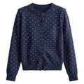 Lace West  Polka Dot Knit Cardigan for Women