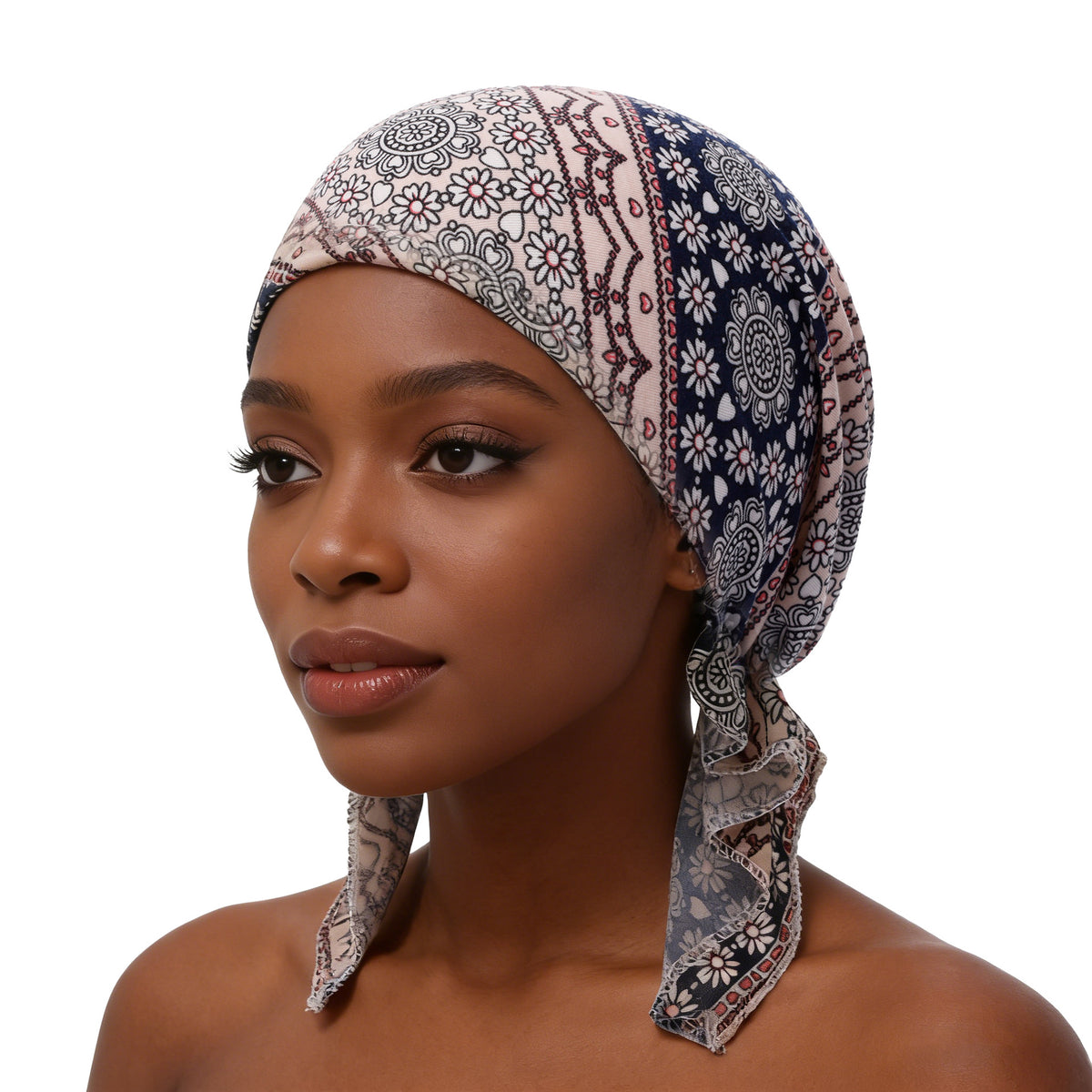 Women's Hat Short Cap Headscarf
