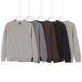 Loose fit crew neck long sleeve sweatshirt