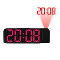 Projection Alarm Clock LED Display Electronic Clock Alarm Clock